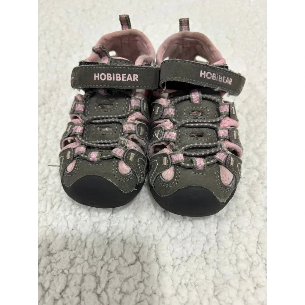 Hobibear 7 Toddler‎ Gray Pink Sport Sandals Girls Shoes Athleisure Casual Casual